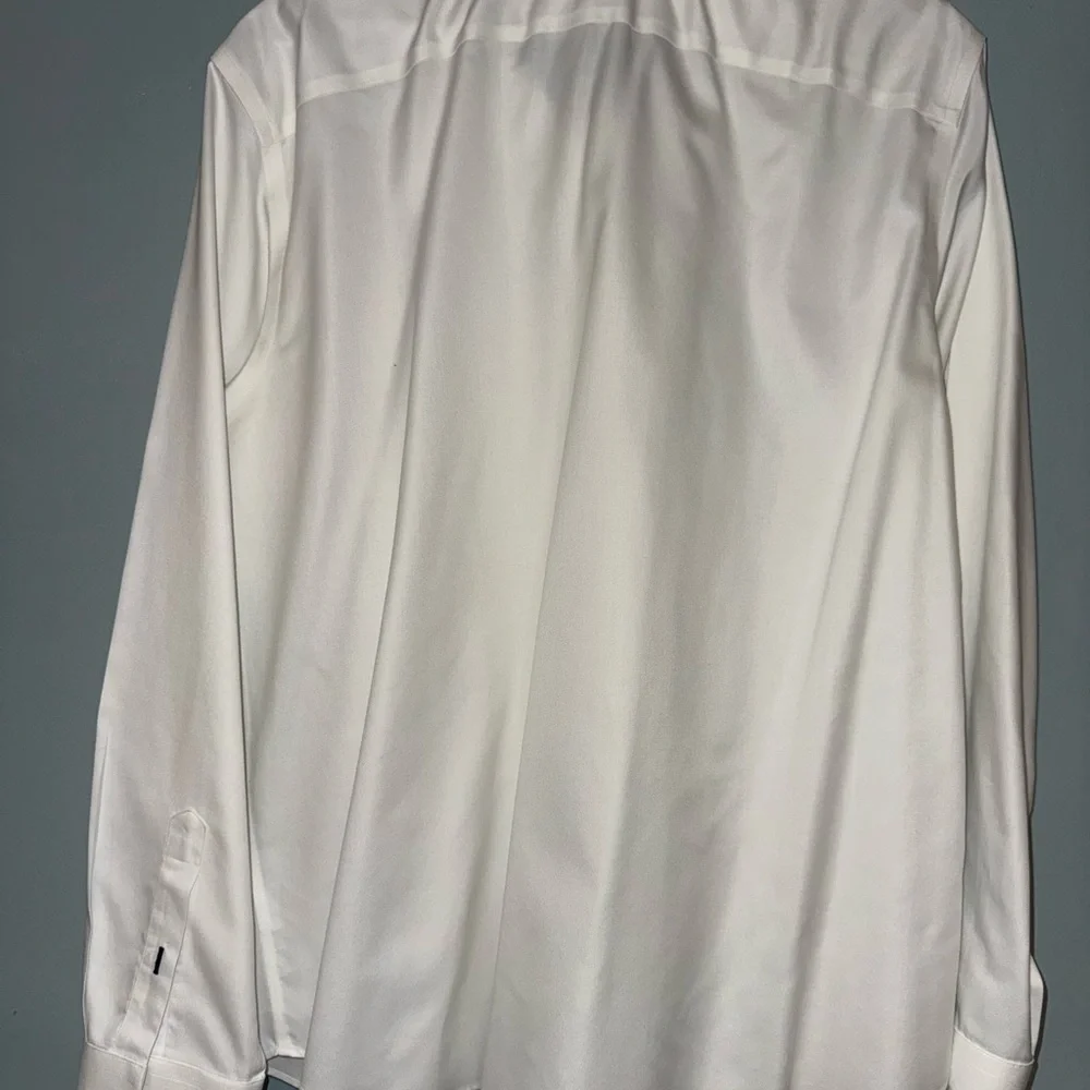 Men’s UNTUCKit White Long Sleeve Button Wrinkle Free Dress Shirt XL - Picture 5 of 7